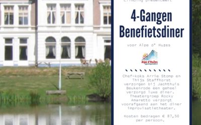 Benefietsdiner Alive and Climbing